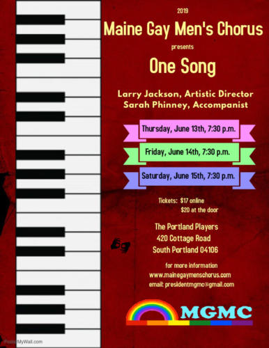Pride 2019 "One Song" Poster